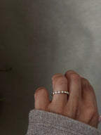 The Cassi: Diamond Band Constellation Stacking Ring