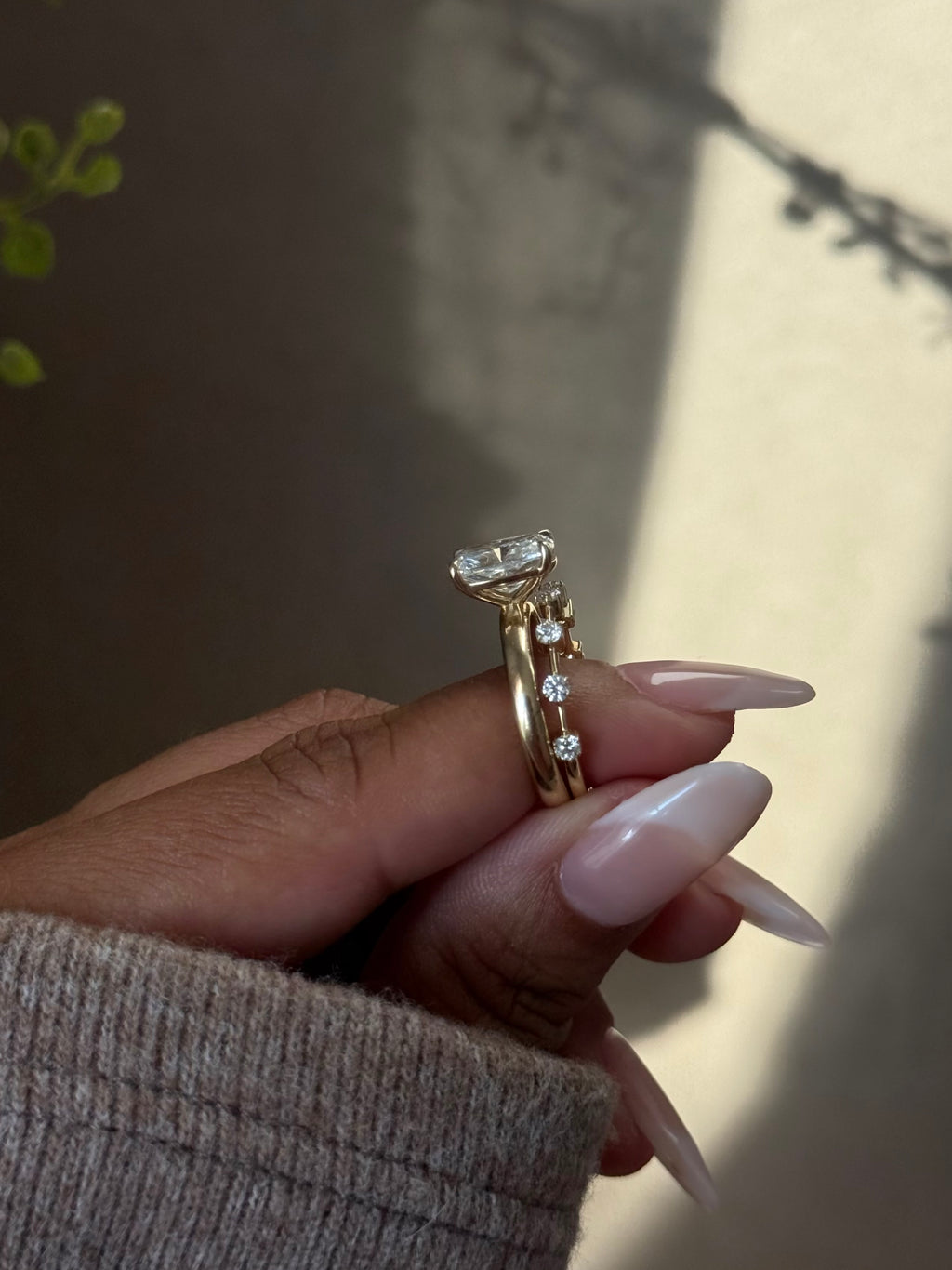 The Cassi: Diamond Band Constellation Stacking Ring