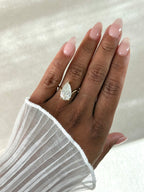 The Vale: 4.5CT Pear-Cut Lab Diamond Ring
