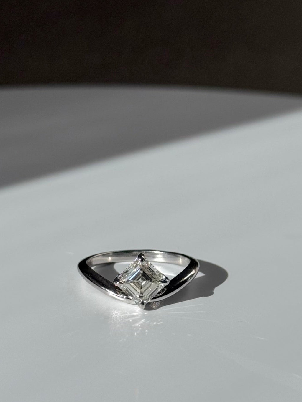Sample—The North: Asscher-Cut Lab Diamond Ring