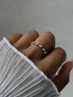 The Cassi: Diamond Band Constellation Stacking Ring