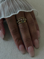 The Cassi: Diamond Band Constellation Stacking Ring