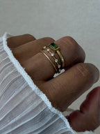 The Cassi: Diamond Band Constellation Stacking Ring