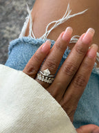 Sample—The North: Asscher-Cut Lab Diamond Ring