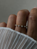 The Cassi: Diamond Band Constellation Stacking Ring
