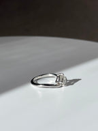 Sample—The North: Asscher-Cut Lab Diamond Ring