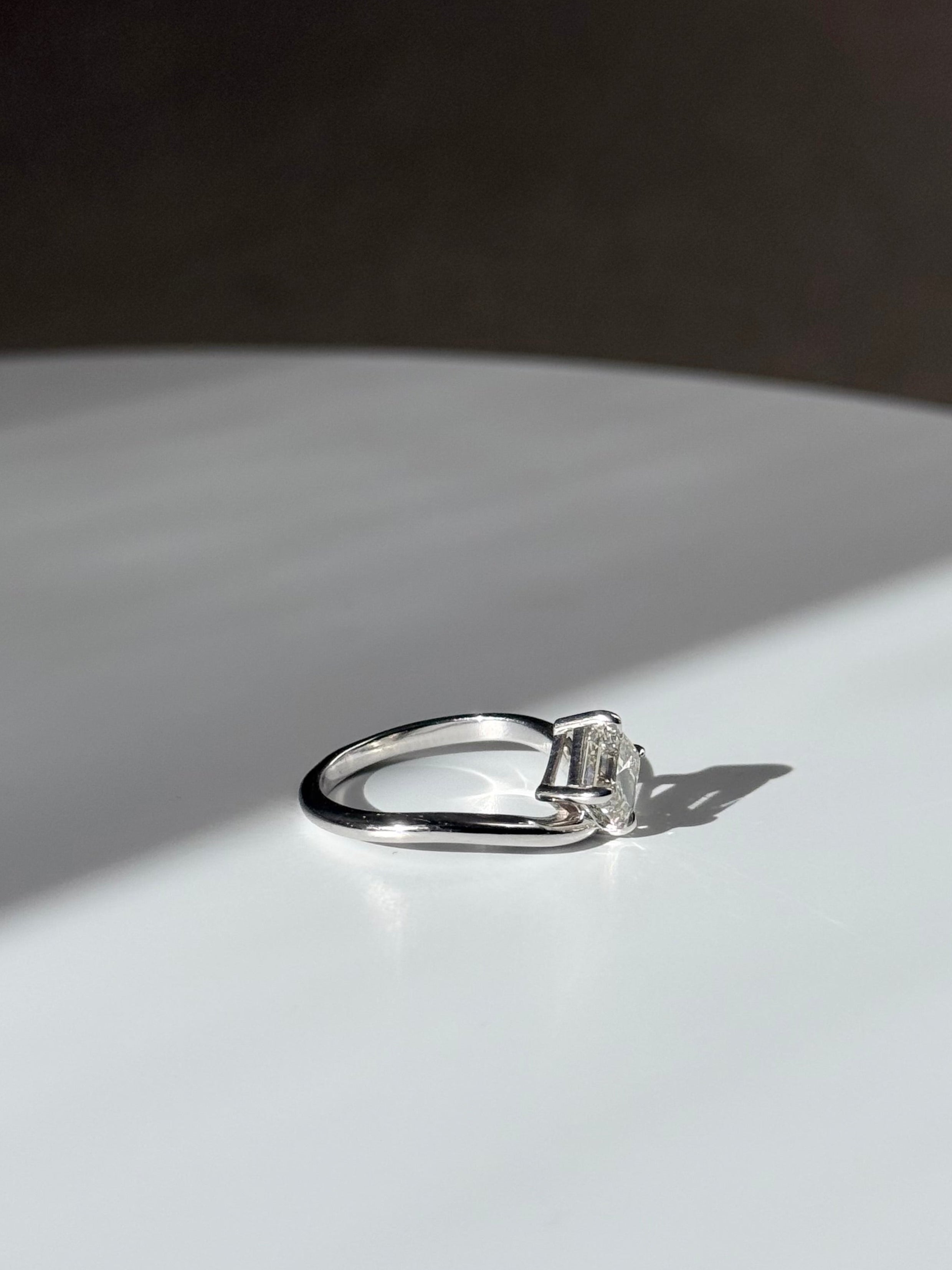 Sample—The North: Asscher-Cut Lab Diamond Ring