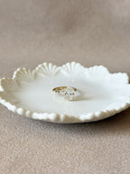 The Lillian: Oval-Cut Lab Diamond Solitaire with Marquise and Round Band