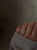 The Cassi: Diamond Band Constellation Stacking Ring