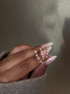 The Cassi: Diamond Band Constellation Stacking Ring
