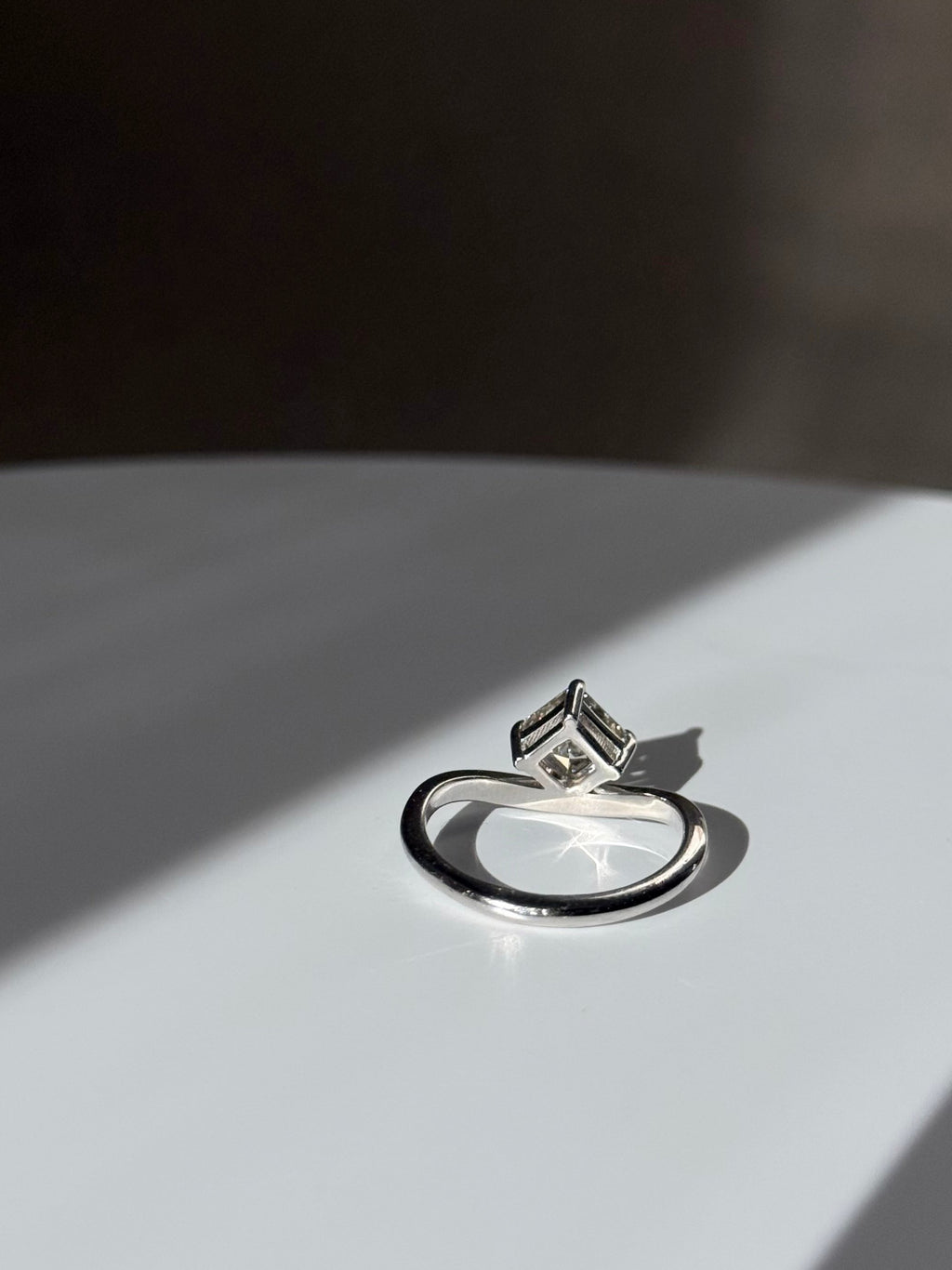 Sample—The North: Asscher-Cut Lab Diamond Ring