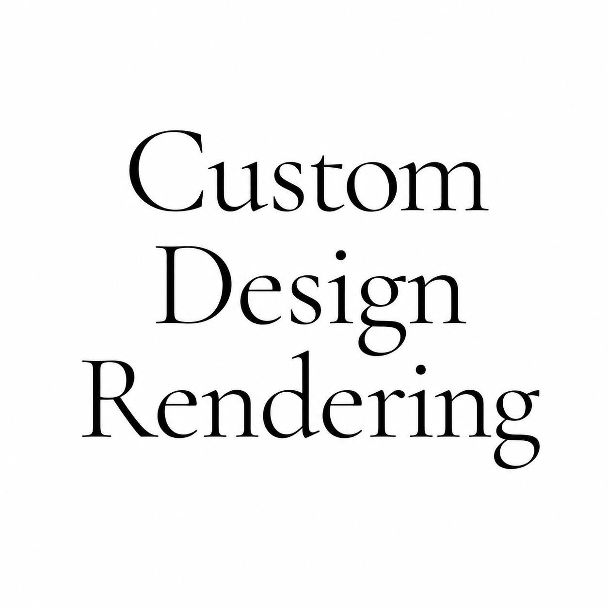 Custom Design Rendering
