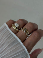 The Cassi: Diamond Band Constellation Stacking Ring