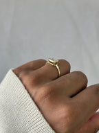 Sample—The Sloane: Emerald-Cut Full Bezel Lab Diamond Ring