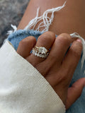 Sample—The Naomi: East-West Half Bezel Oval-Cut Lab Diamond Solitaire Ring