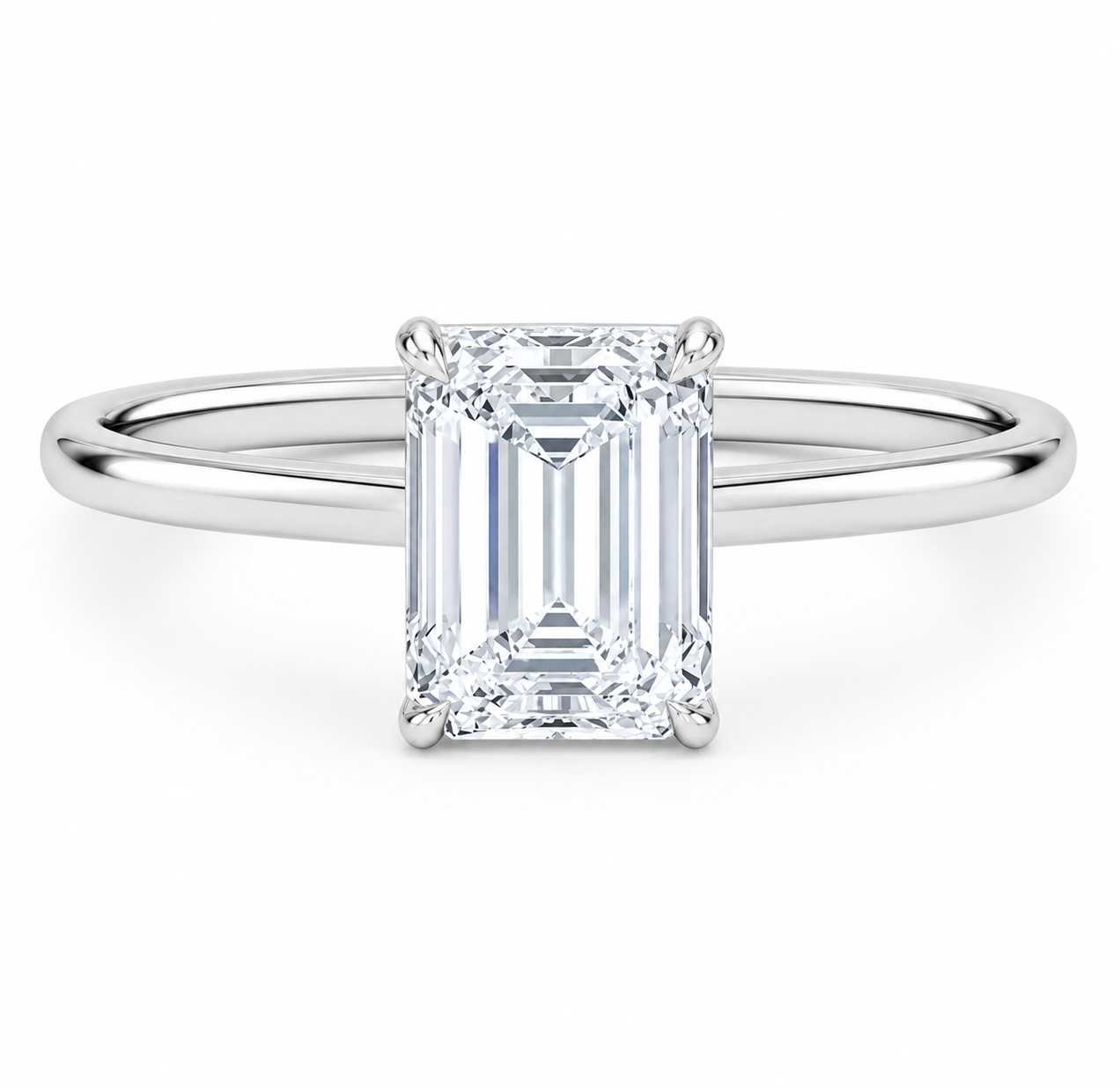 Custom Order—3CT Emerald-Cut Ring for Steven