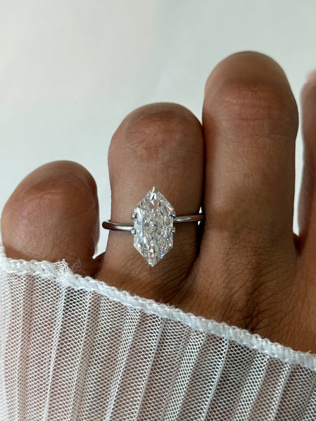 Loose Lab Diamond: 3.20CT Dutch Marquise Diamond with IGI Report