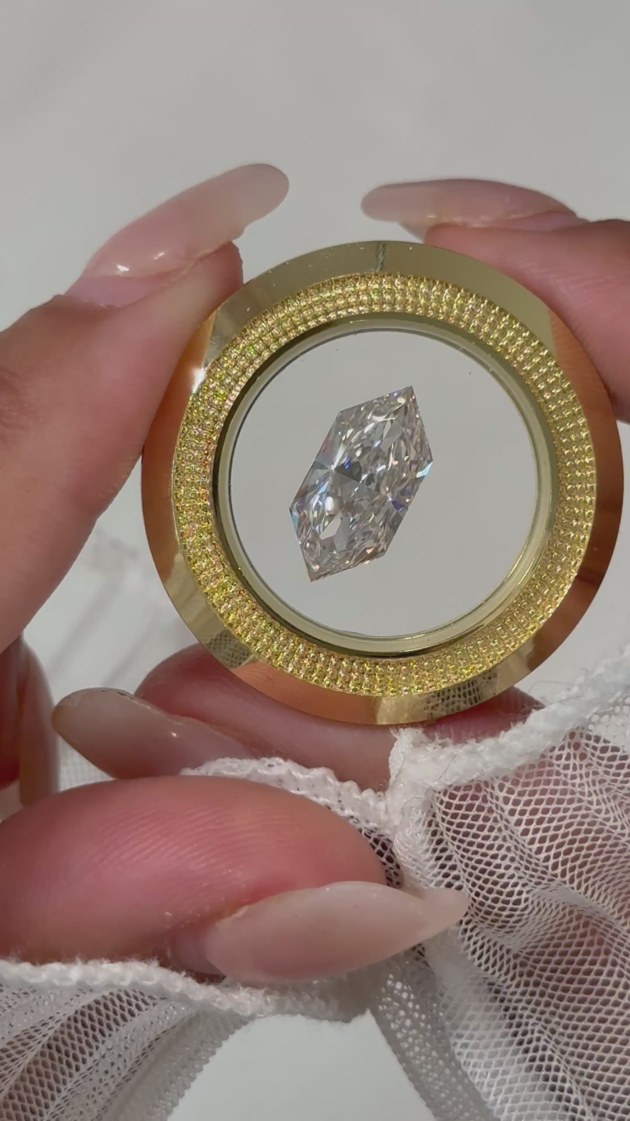 Loose Lab Diamond: 3.20CT Dutch Marquise Diamond with IGI Report