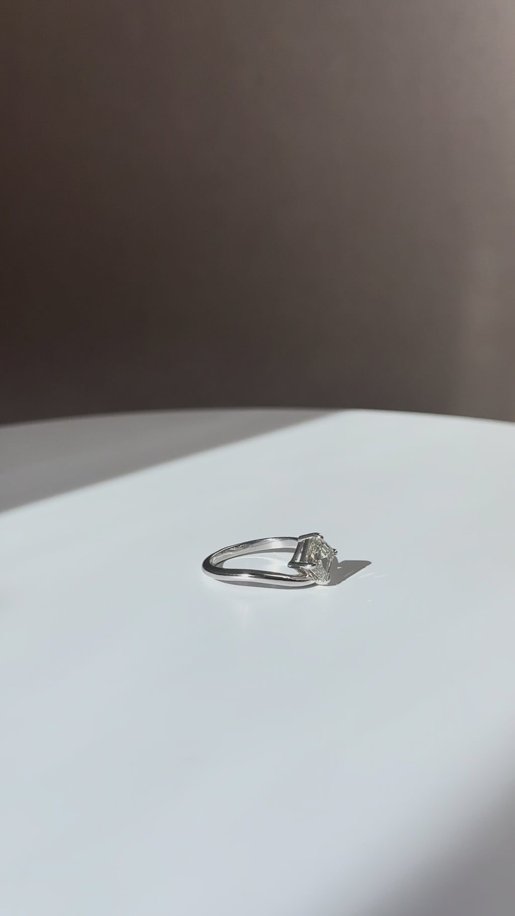 Sample—The North: Asscher-Cut Lab Diamond Ring
